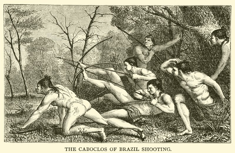 The Caboclos of Brazil Shooting by French School