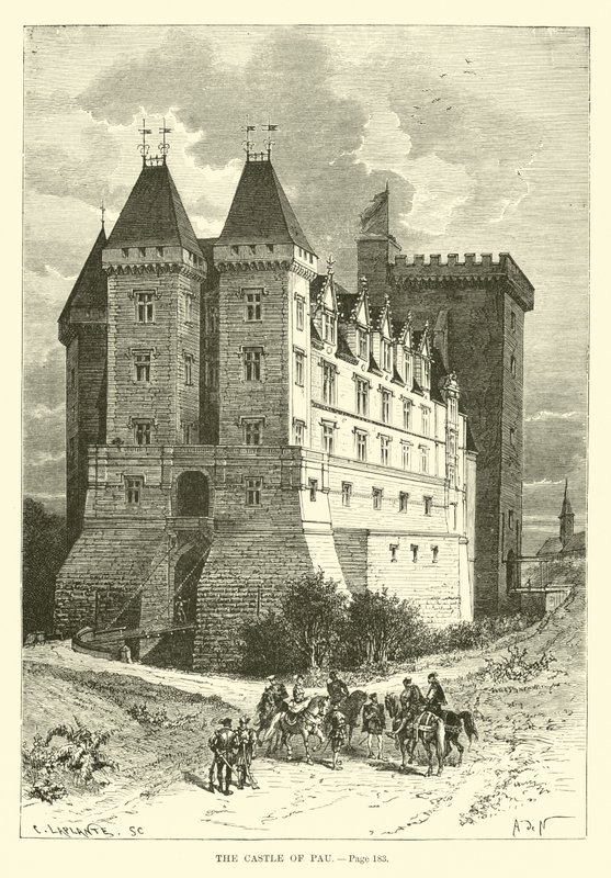 The Castle of Pau by French School