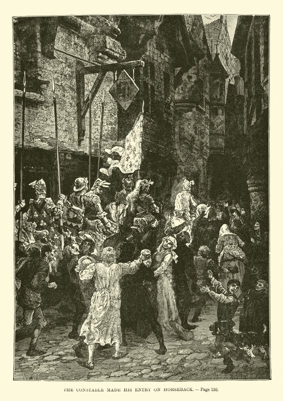 The Constable Made His Entry on Horseback by French School