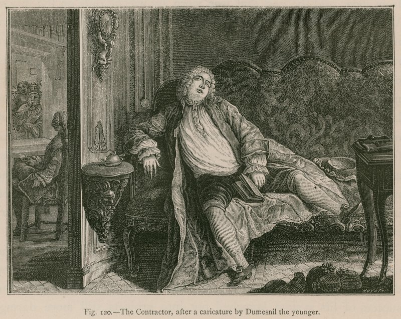 The Contractor, after a Caricature by Dumesnil the Younger by French School