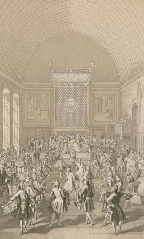 The Coronation Banquet by French School