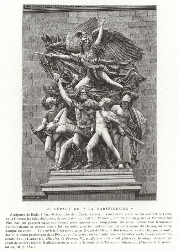The Departure, or La Marseillaise by French School