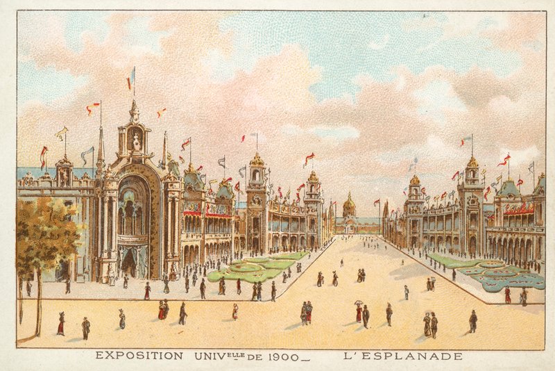The Esplanade, Exposition Universelle 1900, Paris by French School
