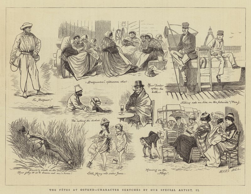 The Fetes at Ostend by French School