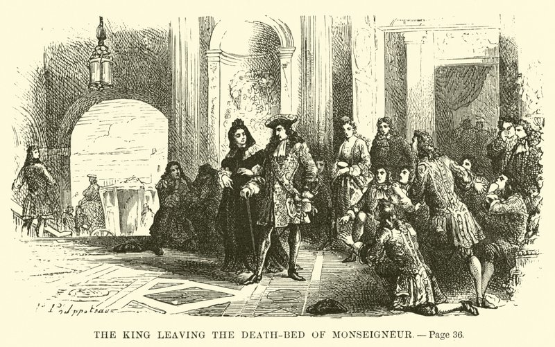 The King Leaving the Death-Bed of Monseigneur by French School