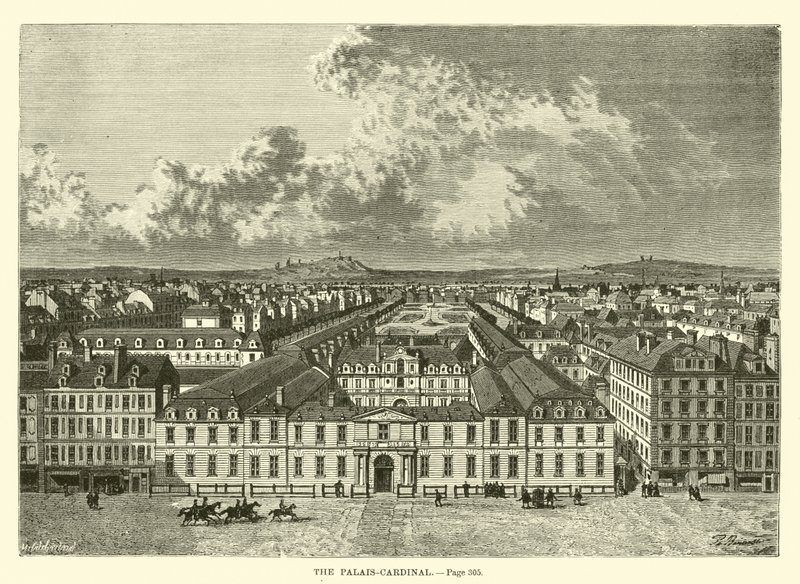 The Palais-Cardinal by French School