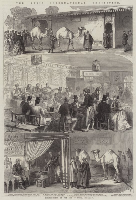The Paris International Exhibition by French School