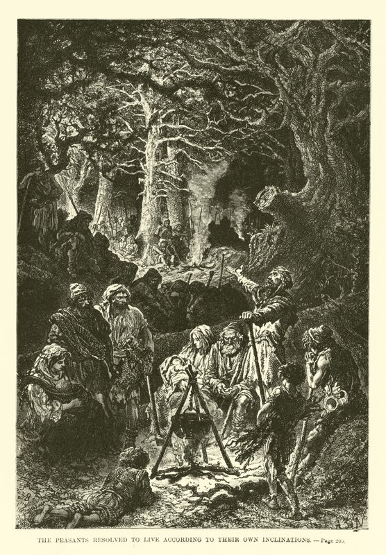 The Peasants Resolved to Live According to Their Own Inclinations by French School
