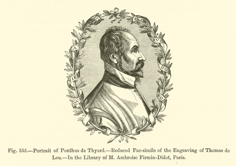 Portrait of Ponthus de Thyard by French School