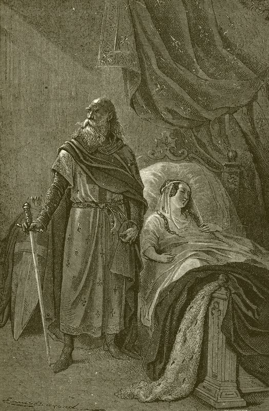 The Queen Margaret and the Old Knight by French School