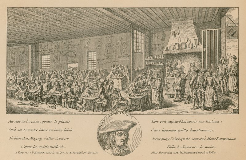 The Ramponaux Tavern by French School