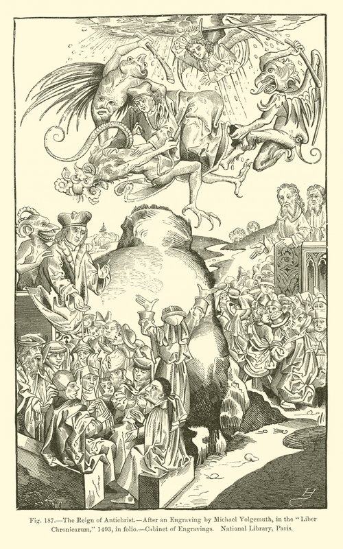 The Reign of Antichrist by French School