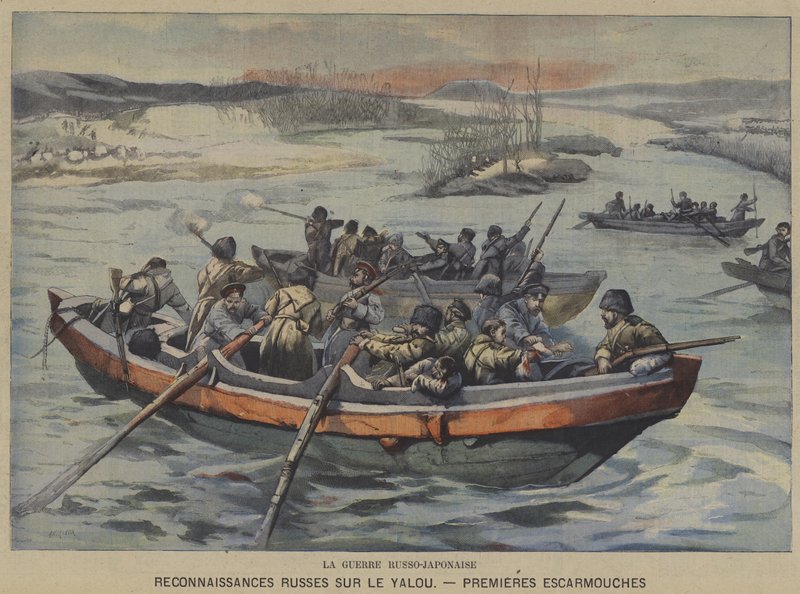 The Russo-Japanese War: first skirmishes during Russian reconnaissance on the Yalu River by French School
