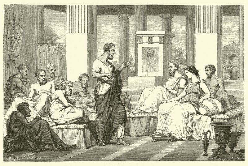 The Seven Sages of ancient Greece by French School