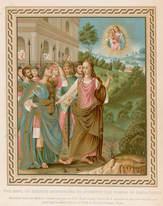 The Sibyl of Tiburtis Announcing to Augustus the Coming of Jesus Christ by French School