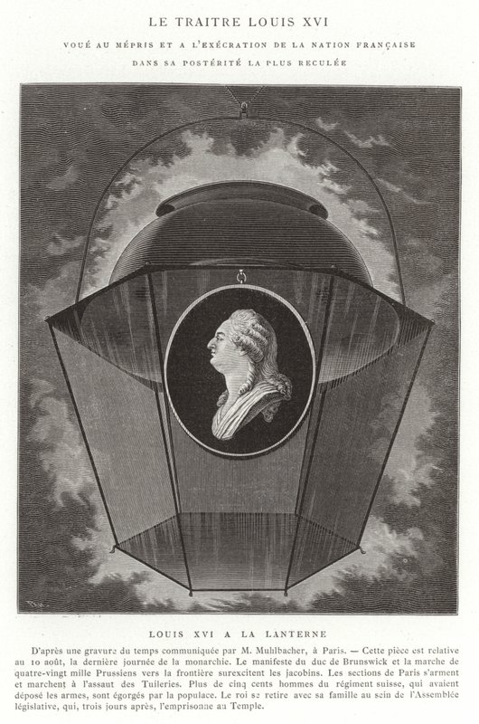 The Traitor Louis XVI, French Revolution by French School