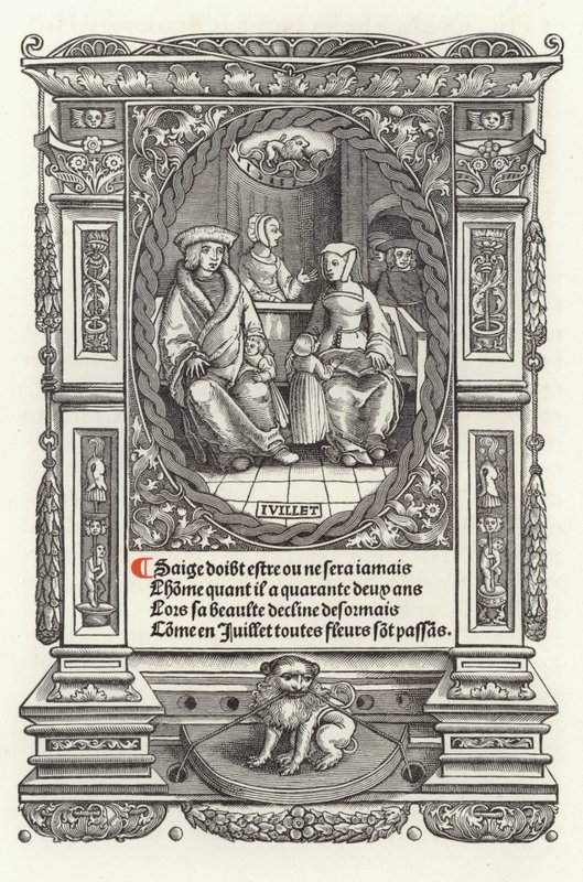 The Twelve Ages of Man: July by French School