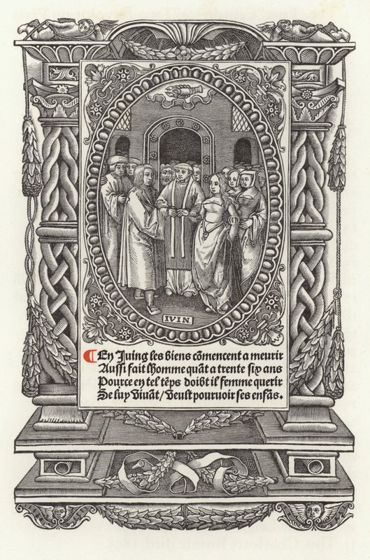 The Twelve Ages of Man: June by French School
