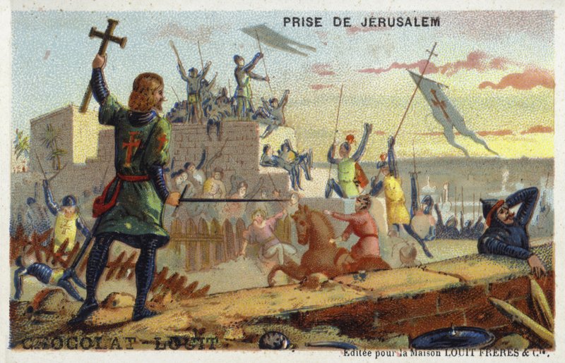 The Capture of Jerusalem, First Crusade, 1099 by French School