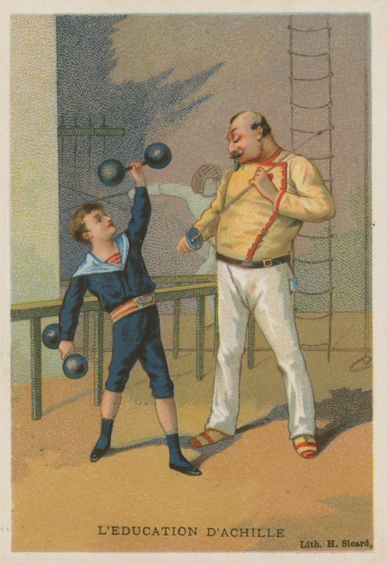 The Education of Achilles by French School