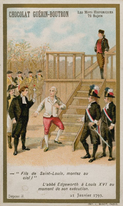 The Execution of King Louis XVI of France, 21 January 1793 by French School