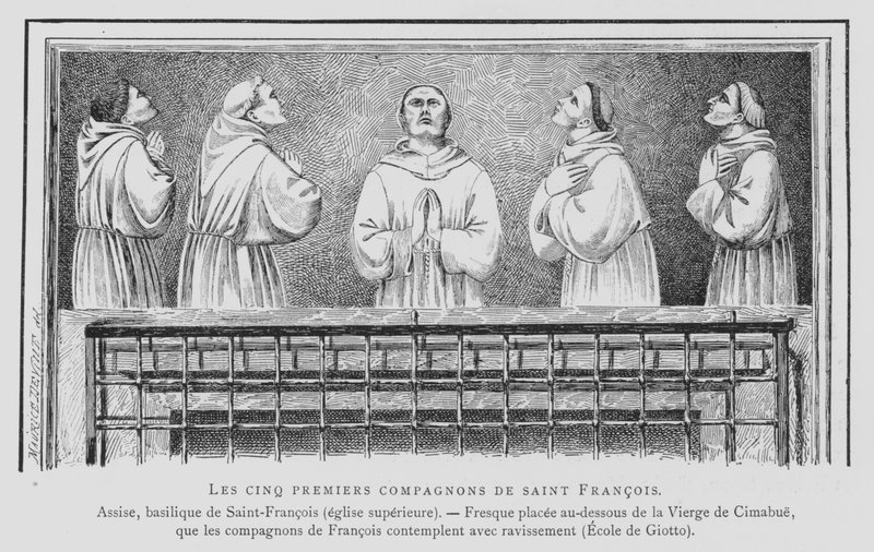 The First Five Companions of St Francis of Assisi by French School