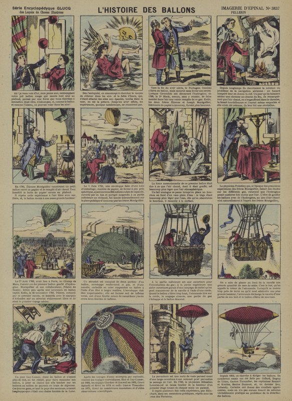 The history of balloons by French School