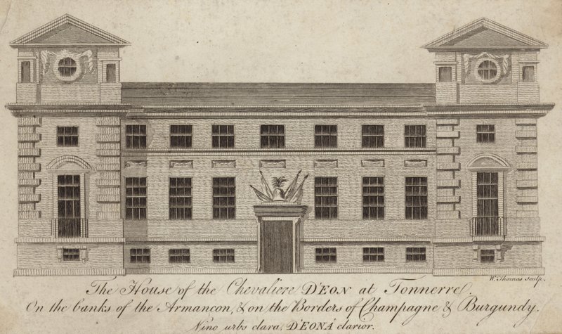 The house of the Chevaliere DEon at Tonnerre by French School