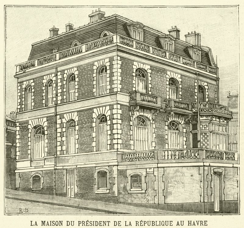 The house of the President of France at Le Havre by French School