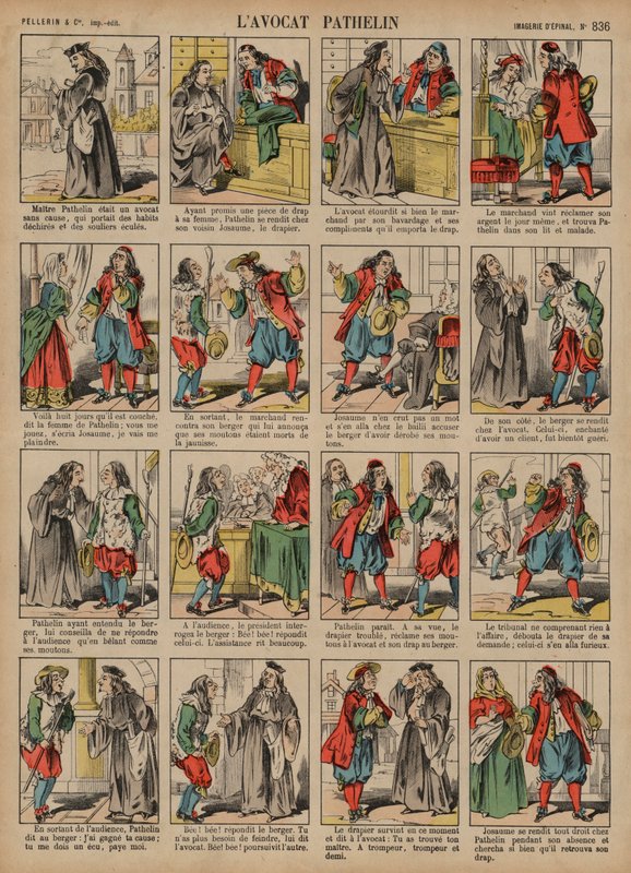 The Lawyer Pathelin by French School