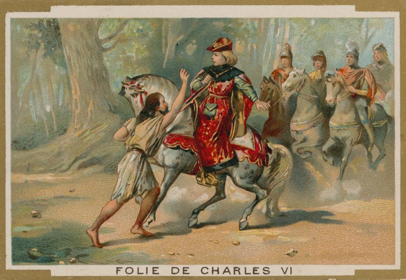The Madness of King Charles VI of France, 1392 by French School