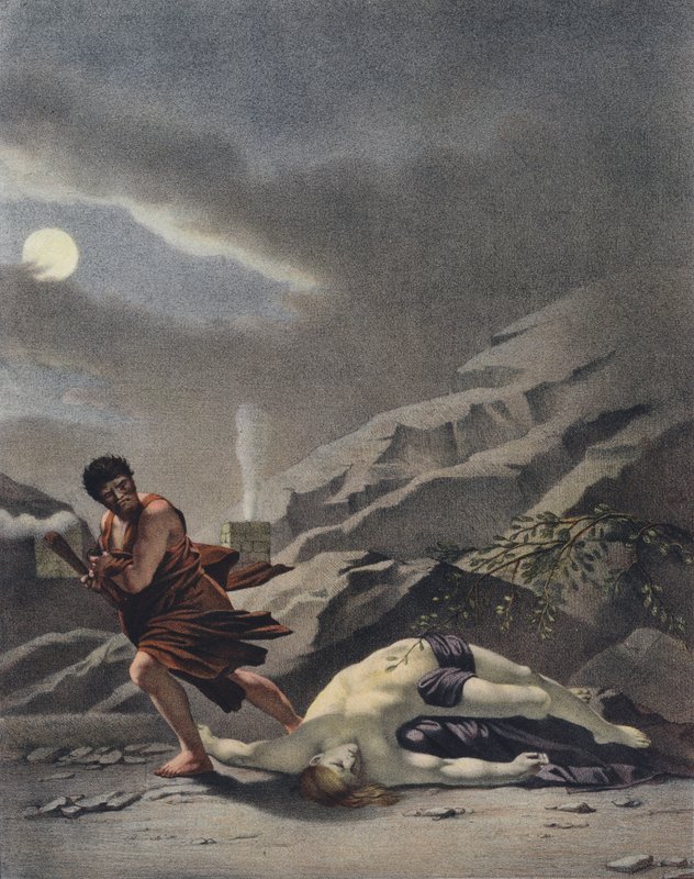 The Murder of Abel by His Brother Cain by French School