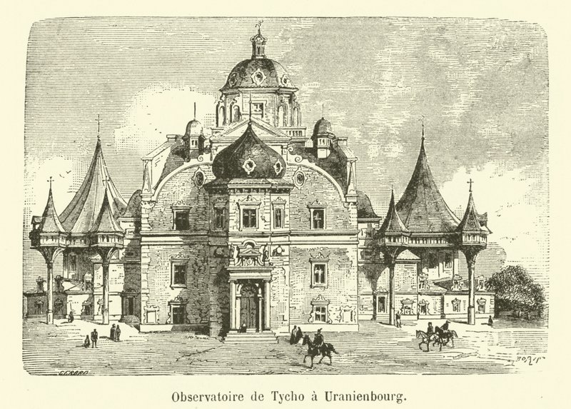 The observatory of Tycho Brahe at Uranienbourg by French School