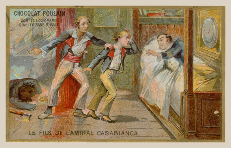 The Son of Admiral Casabianca by French School