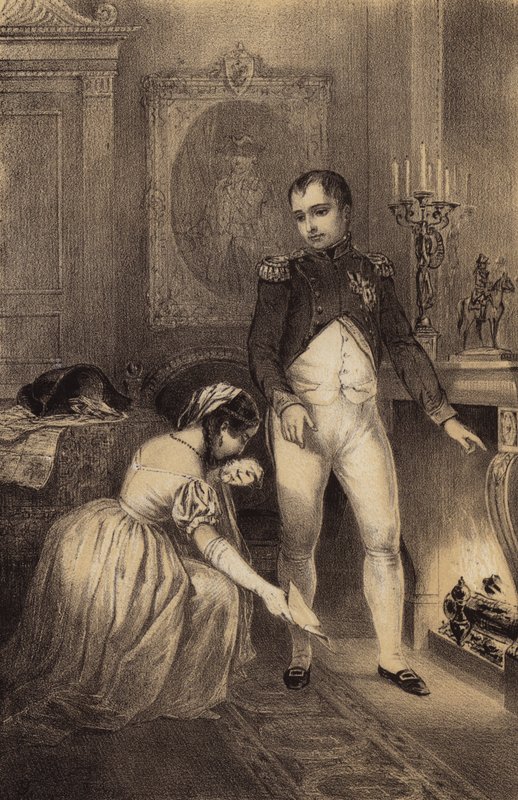 The wife of Prussian general Franz Ludwig von Hatzfeld asking Napoleon to spare her husband