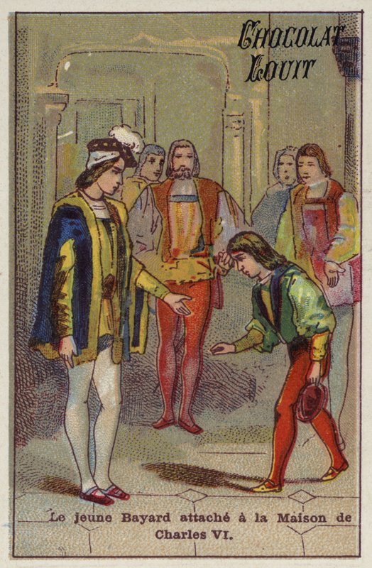 The young Bayard attached to the house of Charles VI by French School