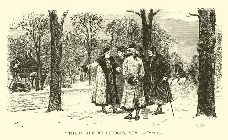 There Are My Sledges, Sirs by French School