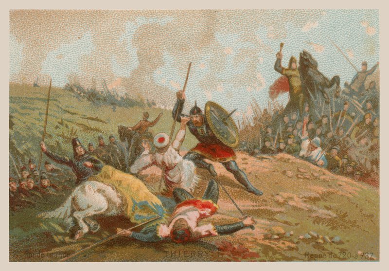 Thierry II, King of France from 720-737 by French School
