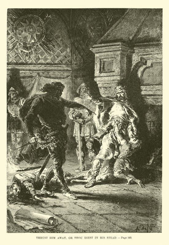 Thrust Him Away, or Thou Diest in His Stead by French School