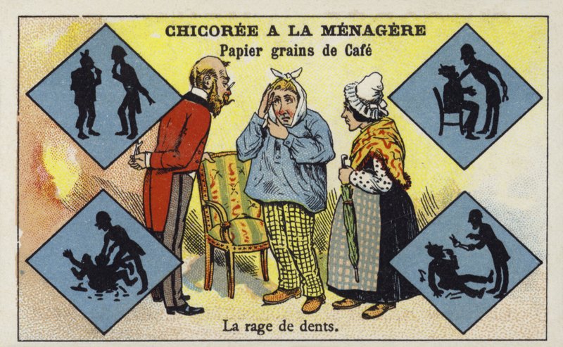 Toothache by French School