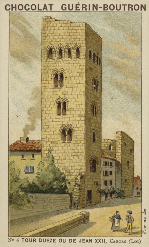 Tour Dueze ou de Jean XXII, Cahors, Lot by French School