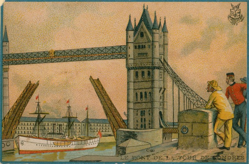 Tower Bridge, London by French School