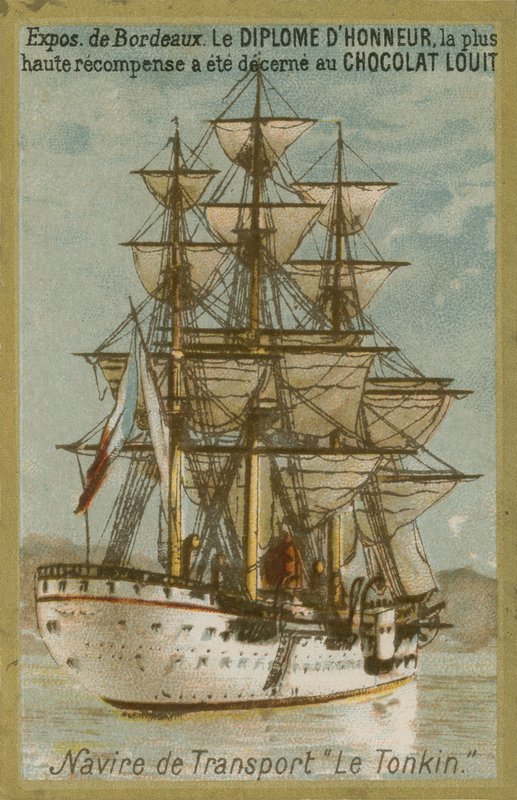 Transport Ship Le Tonkin by French School