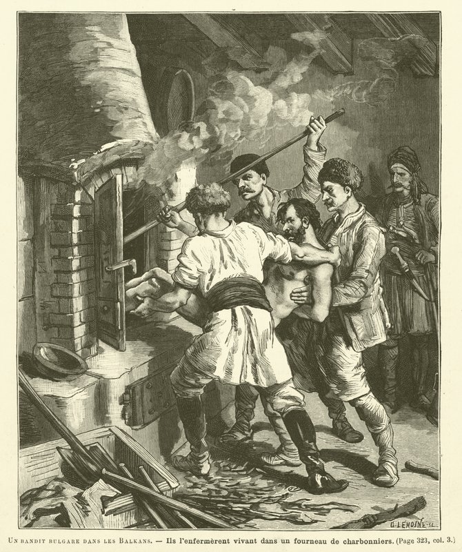 A Bulgarian Bandit in the Balkans by French School
