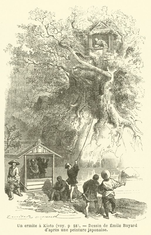 A Hermit in Kyoto by French School
