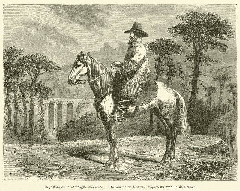 A Farmer from the Sienese Countryside by French School