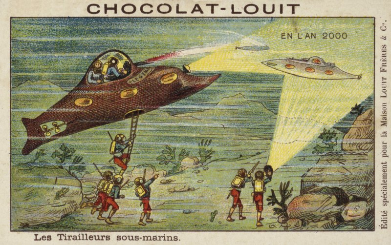 Underwater Sharpshooters in the Year 2000 by French School