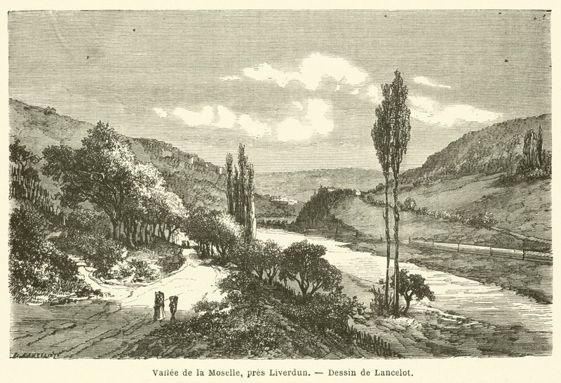 Moselle Valley, near Liverdun by French School