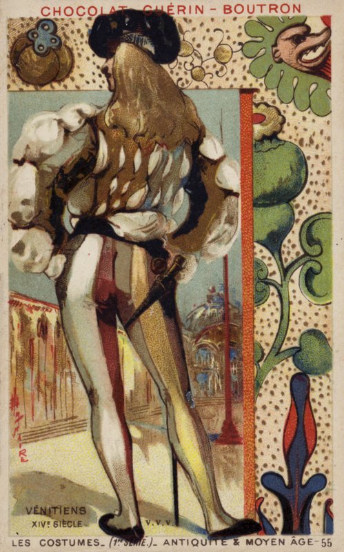 Venetian Costume, 14th Century by French School