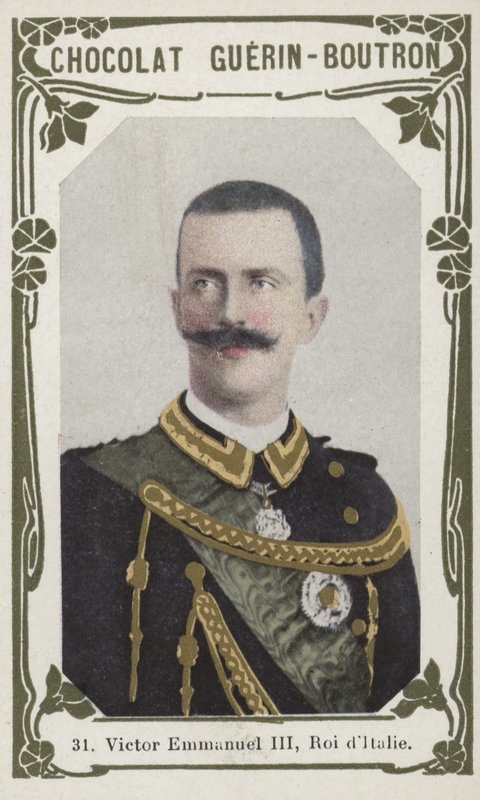 Victor Emmanuel III, King of Italy by French School